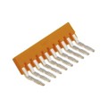 0710905 - JUMPER TERM BLK 10POS FLAT PIN