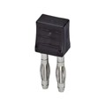 0311540 - JUMPER TERM BLK 2POS ROUND PINS