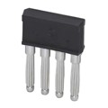 0309549 - JUMPER TERM BLK 4POS ROUND PINS
