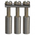475113 - JUMPER TERM BLK 3POS ROUND PINS
