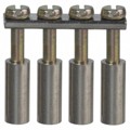 475114 - JUMPER TERM BLK 4POS ROUND PINS