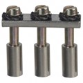 475133 - JUMPER TERM BLK 3POS ROUND PINS