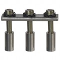 475153 - JUMPER TERM BLK 3POS ROUND PINS