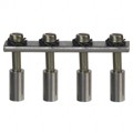 475154 - JUMPER TERM BLK 4POS ROUND PINS