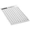0804293:0001 - MARKER CARD PRINTED 1-10
