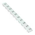 XW5Z-S6.0LB-61-70 - TB LABEL 6MM MARKING 61-70