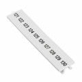 1050017:0121 - ZACK STRIP 10-SECTION WHITE