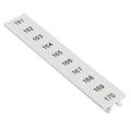 1051029:0161 - ZACK STRIP 10-SECTION WHITE