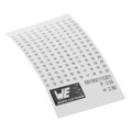 691900110201 - ADHESIVE MARKER CARD HORIZONTAL