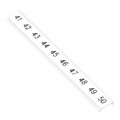 0808671:0041 - ZACK STRIP 10-SECTION WHITE