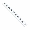 0808671:0061 - ZACK STRIP 10-SECTION WHITE