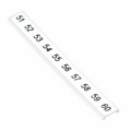0808671:0051 - ZACK STRIP 10-SECTION WHITE