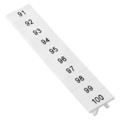 1050020:0091 - ZACK STRIP 10-SECTION WHITE