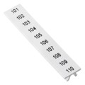 1050020:0101 - ZACK STRIP 10-SECTION WHITE