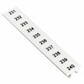 1051016:0231 - ZACK STRIP 10-SECTION WHITE