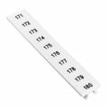 1050020:0171 - ZACK STRIP 10-SECTION WHITE