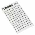 0804293:0031 - ADHESIVE MARKER CARD 31-40