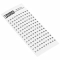 0804073:0021 - MARKER CARD PRINTED HORIZONTALLY