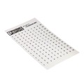 0804280:0001 - ADHESIVE MARKER CARD 1-10