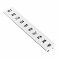 1050020:0151 - ZACK STRIP 10-SECTION WHITE