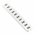 1051016:0241 - ZACK STRIP 10-SECTION WHITE