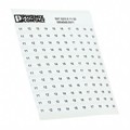 0804549:0011 - MARKER CARD PRINTED HORIZONTALLY