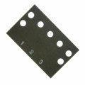 MS-3-140-Y - BARRIER BLOCK MARKER STRIP 3POS
