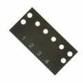 MS-4-140-Y - BARRIER BLOCK MARKER STRIP 4POS