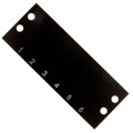MS-6-141 - BARRIER BLK MARKER STRIP 6POS