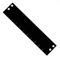 MS-10-142 - BARRIER BLK MARKER STRIP 10POS