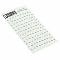 0804293:0081 - MARKER CARD PRINTED HORIZONTALLY