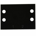 MS-2-142 - BARRIER BLK MARKER STRIP 2POS
