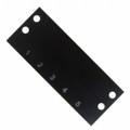 MS-5-142 - BARRIER BLK MARKER STRIP 5POS