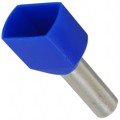 13101025 - CONN FERRULE DIN TWO X 14AWG BLU