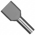13121040 - CONN FERRULE DIN TWO X 12AWG GRY