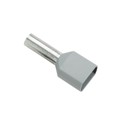 FTD81-12-C - CONN FERRULE DIN TWO X 12AWG GRY