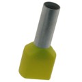 3201013 - CONN FERRULE DIN TWO X 10AWG YLW