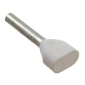 9037240000 - CONN FERRULE 2 X 18AWG WHT 500PC