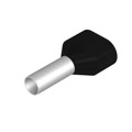 9004930000 - CONN FERRULE 2 X 10AWG BLK 100PC