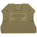 3047028 - CONN TERM BLK END PLATE RAIL GRY