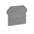 EP2.5/4UN - CONN TERM BLK END PLATE GRAY