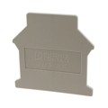 3006027 - CONN TERM BLK END PLATE RAIL GRY
