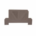 9532470000 - CONN TERM BLK END PLATE BEIGE