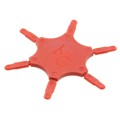 691399900003 - CONN TERM BLK KEYING STAR RED