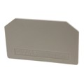 3101029 - CONN TERM BLK END PLATE RAIL GRY