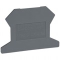 3001022 - CONN TERM BLK END PLATE RAIL GRY