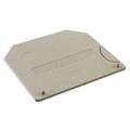 1050100000 - CONN TERM BLK END PLATE RAIL BG