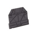 XW5E-S2.5 - CONN TERM BLK END PLATE 10PC