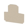 1084000000 - CONN TERM BLK END PLATE BEIGE