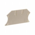 1050090000 - CONN TERM BLK END PLATE RAIL WHT
